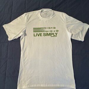 Patagonia Capilene 1 Silkweight "Live Simply" T-Shirt Medium Lightweight